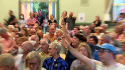 Residents fume at transport bureaucrat over Rozelle traffic chaos