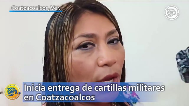 Inicia entrega de cartillas militares en Coatzacoalcos