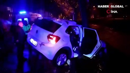 Bursa'da babasından habersiz otomobili kaçıran gencin macerası kötü bitti