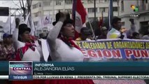 Perú: Movimientos sociales realizan protestas exigiendo renuncia de Boluarte