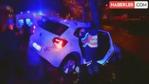 İnegöl'de arkadaşının babasının otomobilini çalan gençler kaza yaptı