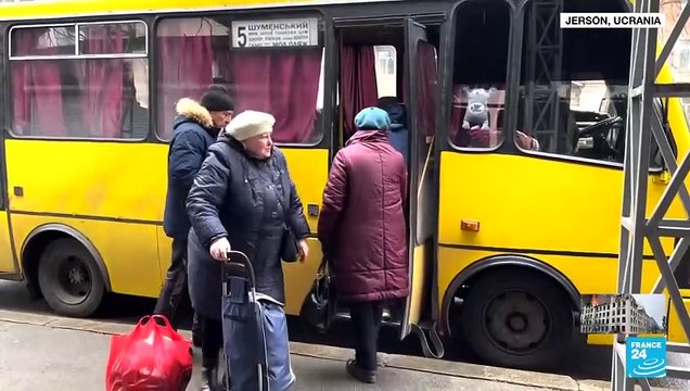 Autoridades de Jersón habilitan refugios para proteger a civiles de los constantes ataques