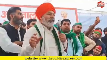 अतुल प्रधान के धरने में पहुंचे राकेश टिकैत योगी सरकार को दिया चैलेंज