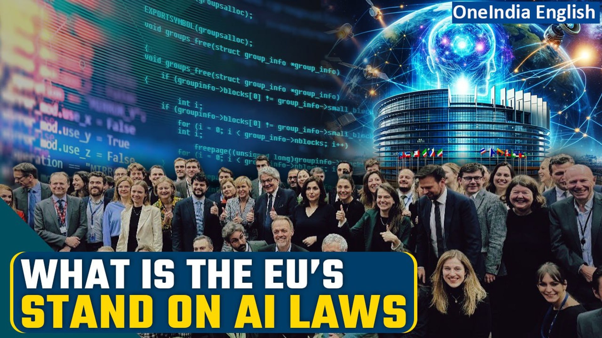 ⁣EU Strikes Political Deal on AI Act, Paving the Way for New AI Rules | Oneindia News