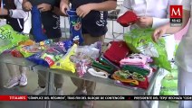 Alumnos hacen presentes para niños afectados por el huracán 