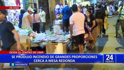 Centro de Lima: clausuran almacén de juguetes donde se registró incendio