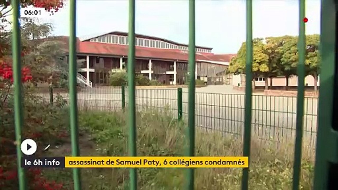 Verdict : Aucun des six anciens collégiens jugés pour leur implication dans l'assassinat de Samuel Paty n'ira en prison - L'avocate de la famille du professeur estime que les sanctions ne sont pas à la hauteur