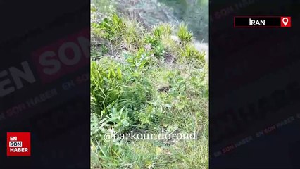 İran'da parkurcu genç uçurumdan düştü