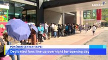 Crowds Line Up Overnight For Pokémon Center Taipei Opening