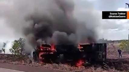 Brasilian armeijan kuorma-auto räjähti Brasilian ja Guinean rajalla