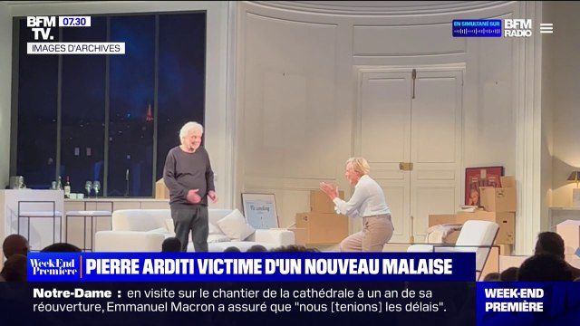 Pierre Arditi à nouveau victime d'un malaise sur scène à Paris
