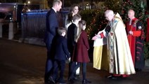 Prince and Princess of Wales joined by their children for Christmas service at Westminster Abbey