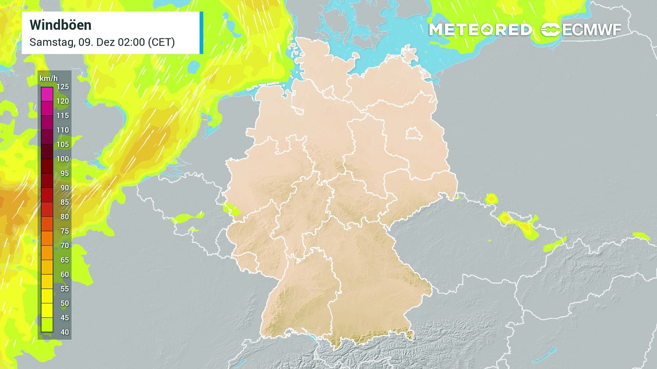 Tauwetter mit viel Regen und stürmischen Böen! Winter  und Schnee sagen erstmal ade!
