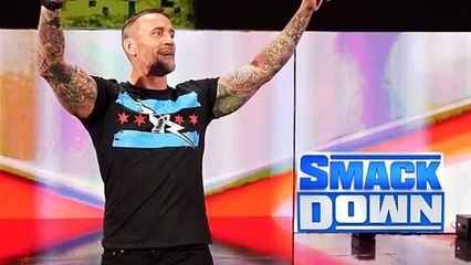 CM Punk Takes Shot's To AEW On Smack Down || WWE