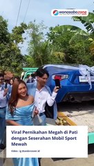 Viral Pernikahan Megah di Pati dengan Seserahan Mobil Sport Mewah