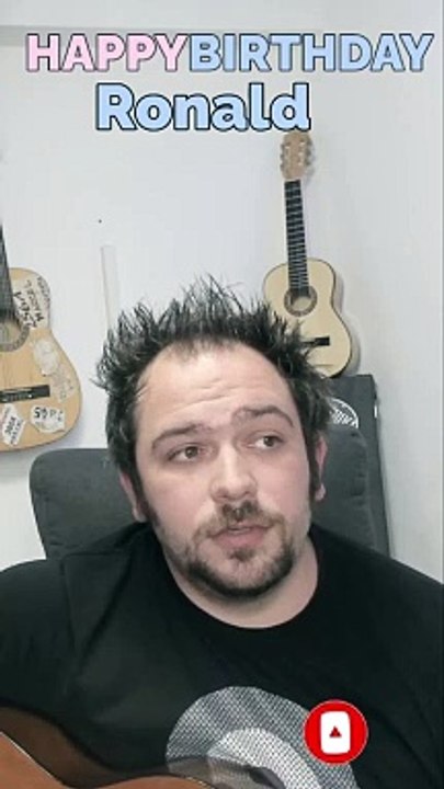 Happy Birthday, Ronald! Geburtstagsgrüße an Ronald