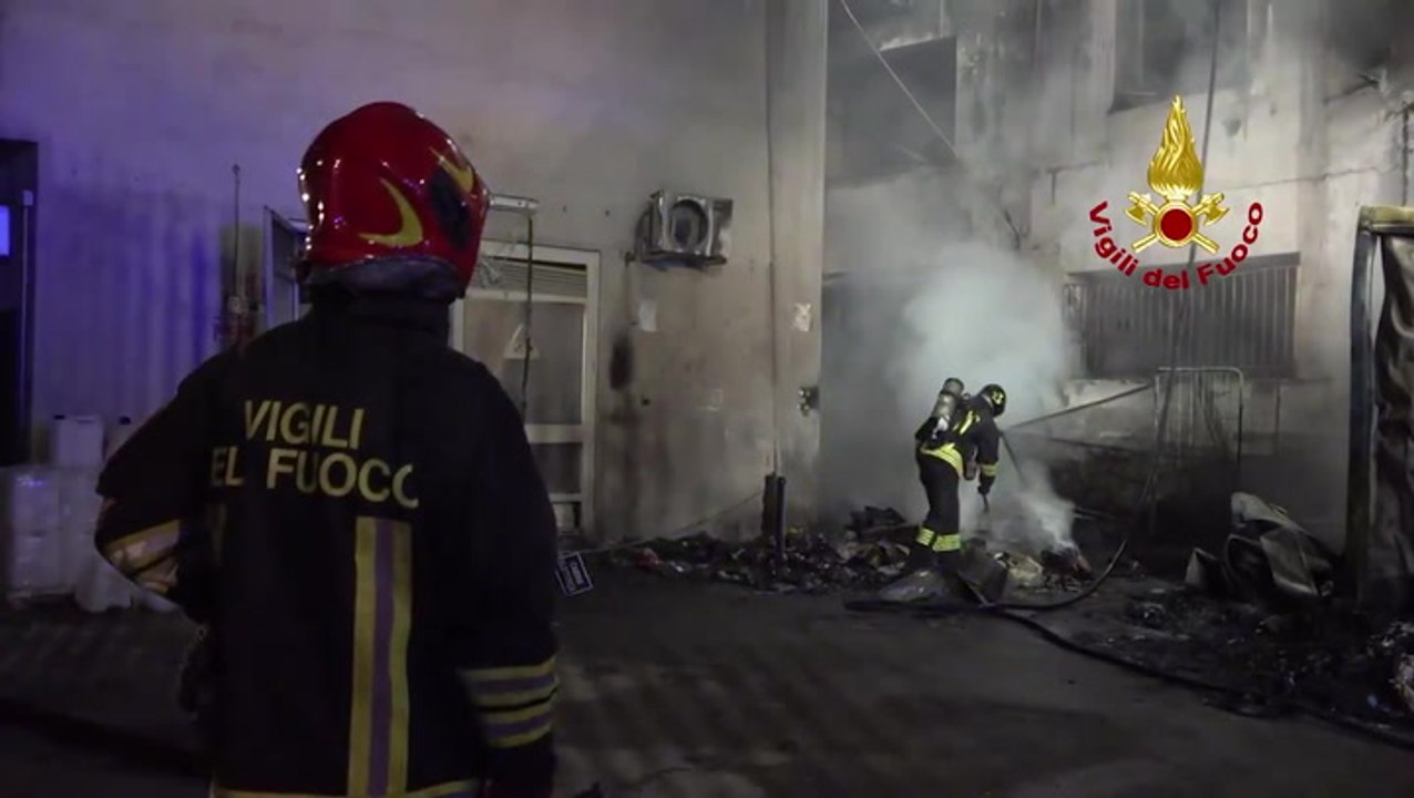 Rome: Firefighters comb through debris after blaze sweeps through hospital overnight
