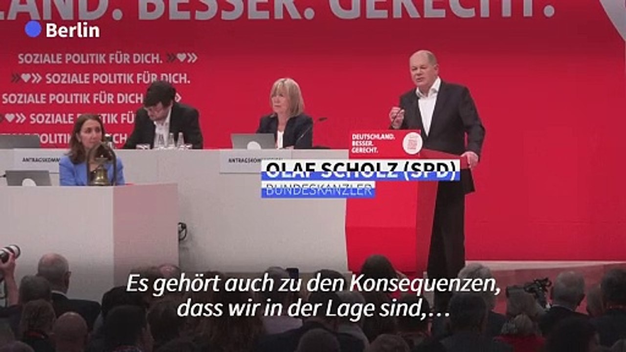 Scholz ruft zu langem Atem bei Unterstützung für Ukraine auf