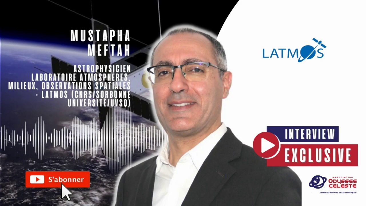 Mustapha Meftah, astrophysicien au LATMOS