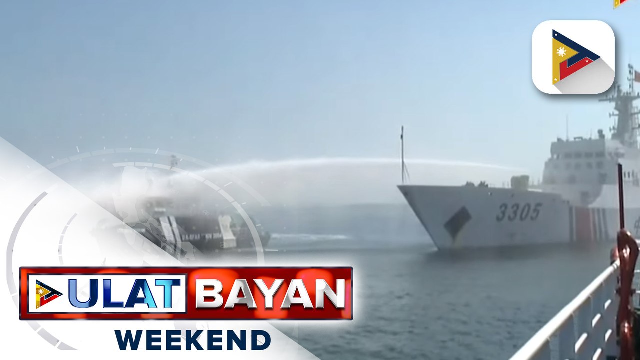 Resupply mission ng BFAR sa Bajo De Masinloc, binomba ng tubig ng mga barko ng China