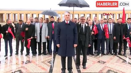 OCAK Partisi Genel Başkanı Anıtkabir'i Ziyaret Etti