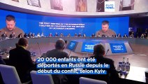 L'Ukraine se mobilise pour le retour des enfants déportés en Russie