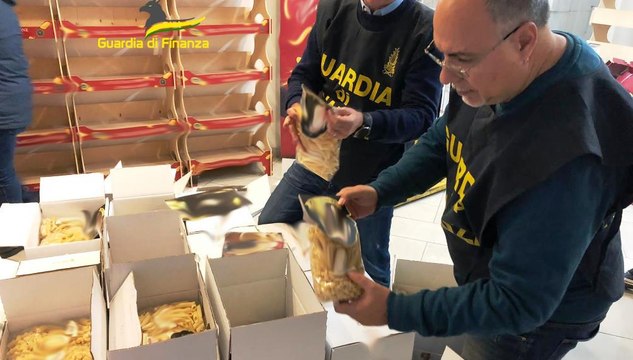 Falsa Pasta di Gragnano Igp: sequestrati due quintali nel Napoletano (09.12.23)