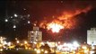 VÍDEO: Nuvem de fumaça se forma após incêndio destruir casa em Florianópolis
