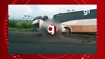 Uma pessoa morre em acidente entre carro e ônibus na MT-358