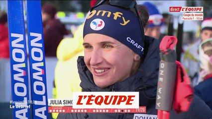 Simon : « C'était une belle course » - Biathlon - CM (F)