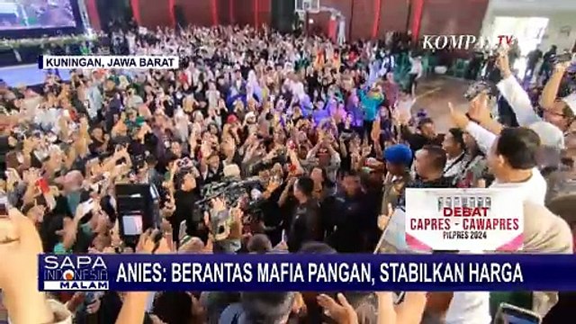 Kampanye di Kuningan Jawa Barat, Anies Janji Stabilkan Harga Bahan Pokok dan Berantas Mafia Beras!