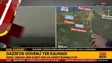 Gazze yoğun bombardıman altında