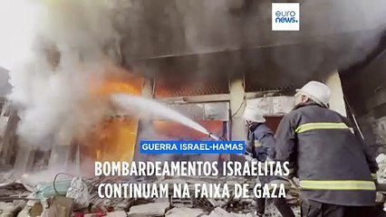 Israel continua ofensiva na Faixa de Gaza