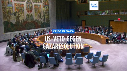 USA legt Veto gegen Waffenstillstands-Resolution zu Gaza ein