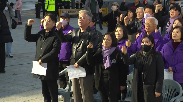 故 김용균 5주기 추모제...이태원참사 분향소까지 행진 / YTN