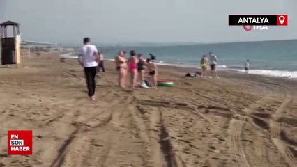 Antalya'da iki mevsim bir arada