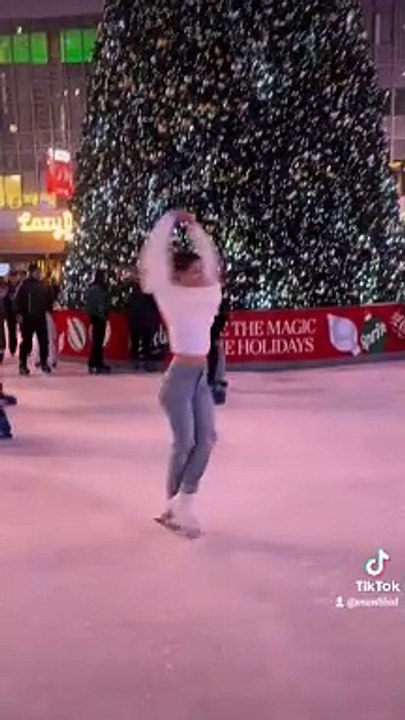 Ice skating