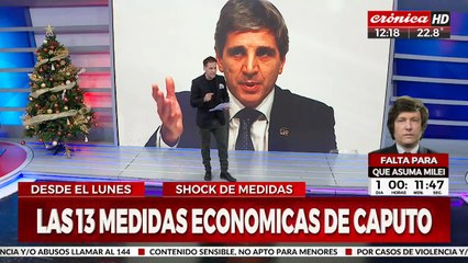Argentina cambia: estas son las 13 medidas económicas de Luis Caputo