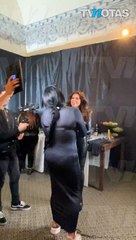 Kimberly y su esposo recibieron la bendición de Gloria Trevi