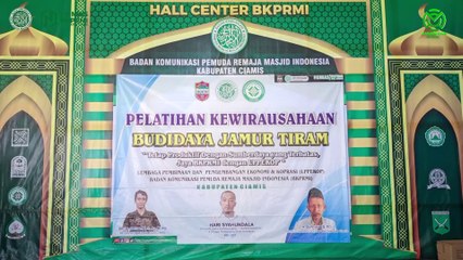 PELATIHAN KEWIRAUSAHAAN BUDIDAYA JAMUR TIRAM