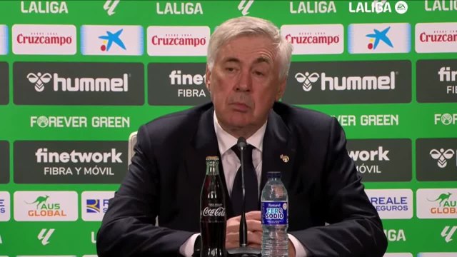 BETIS 1 - REAL MADRID 1 | Rueda de prensa de ANCELOTTI: LUNIN, BELLINGHAM...