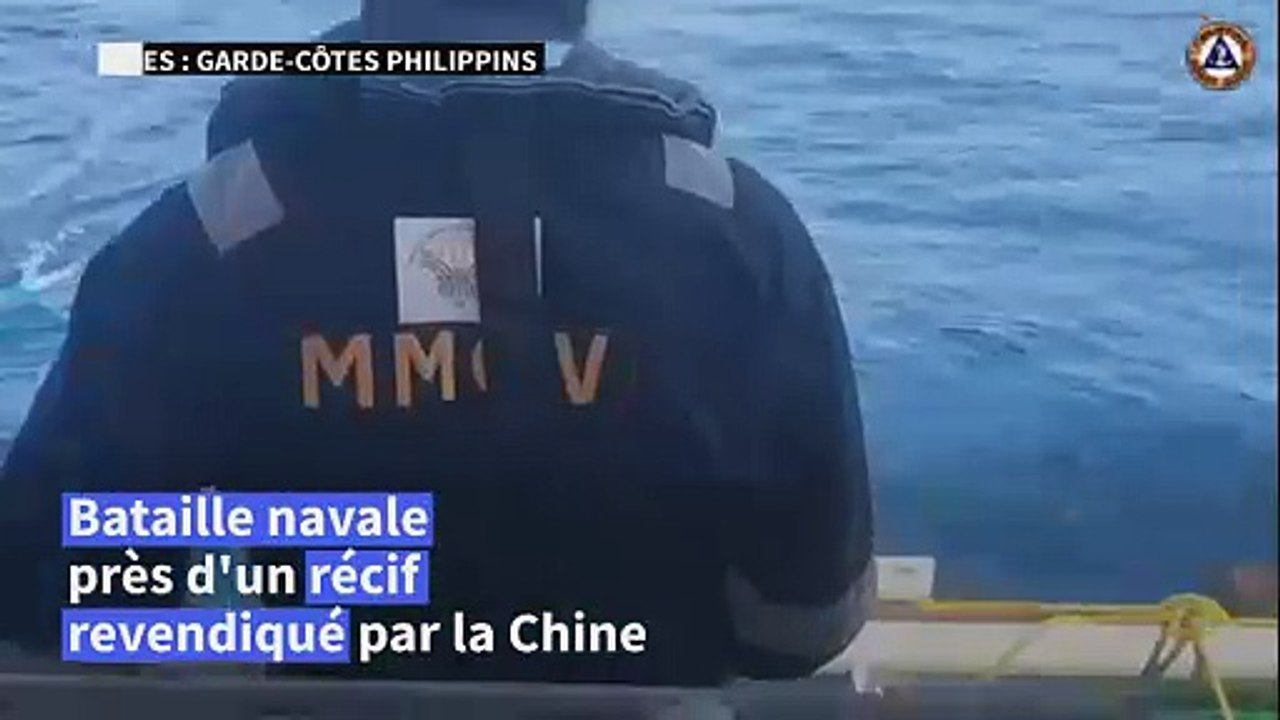 Manille accuse les garde-côtes chinois d'avoir tiré sur ses bateaux avec des canons à eau
