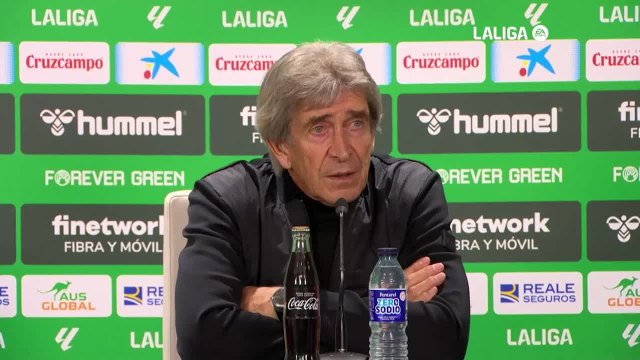Pellegrini en rueda de prensa: Betis 1 - Real Madrid 1
