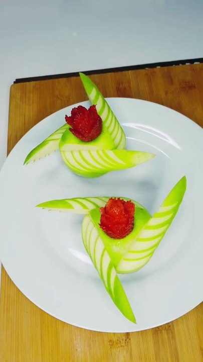 How to Carve fruit very fast and beautiy part 9