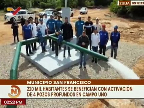 Zulia | MinAguas colocó en marcha 4 pozos profundos en beneficio del mcpio. San Francisco