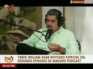 Pdte. Nicolás Maduro conversó con el fiscal Tarek William Saab sobre su libro "Los ríos de la ira"