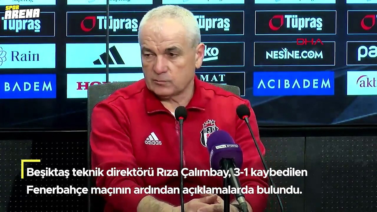 Fenerbahçe yenilgisi sonrası Rıza Çalımbay'dan flaş açıklamalar! 'Burası Beşiktaş! Bu böyle gitmez...'
