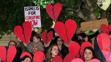 شاهد: مظاهرة مناهضة للحرب في تل أبيب