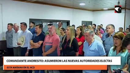 Comandante Andresito asumieron las nuevas autoridades electas
