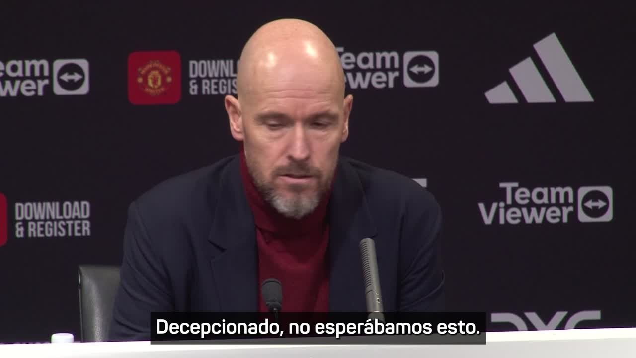 Ten Hag, tras ser goleado por el Bournemouth de Iraola: "Decepcionante"